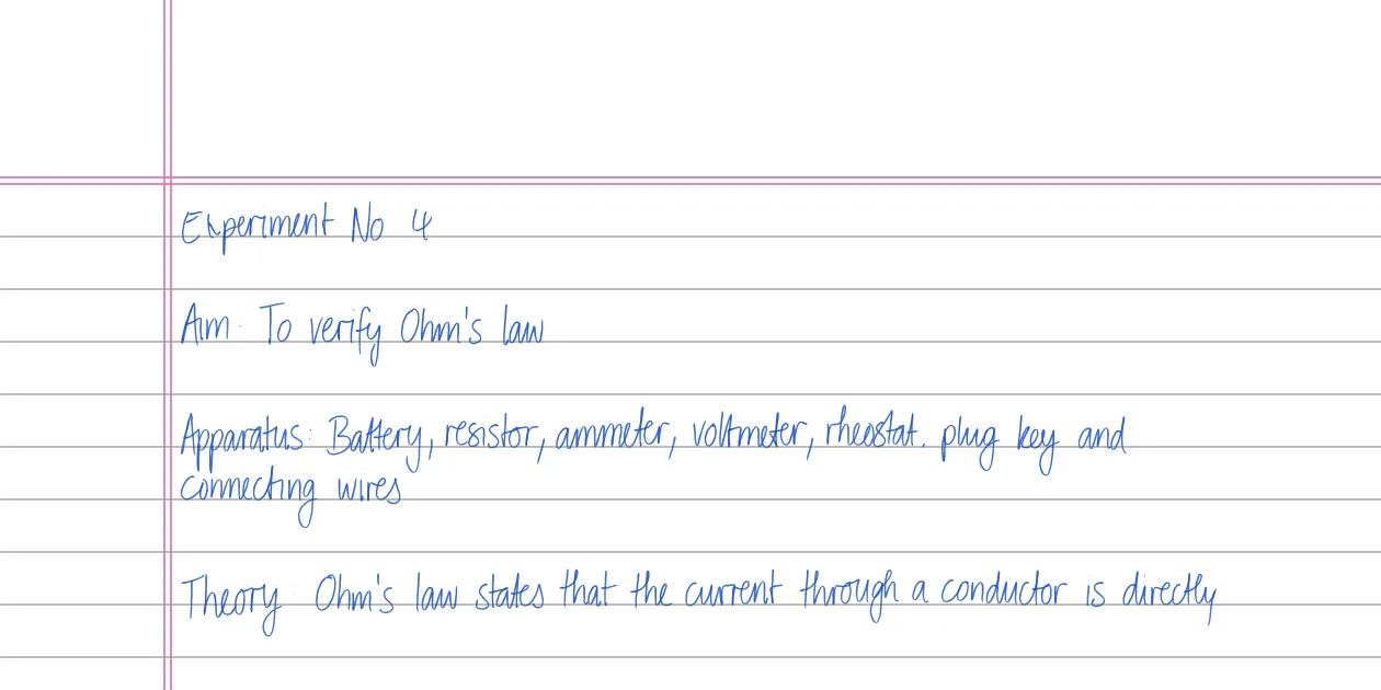 Practical files handwritten by Deepscribble on Single Line Long Book · A4